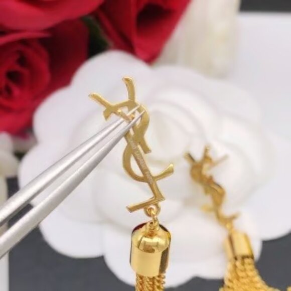 Yves Saint Laurent Earrings - Flawless with Original Box - Picture 5 of 11